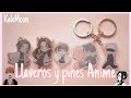 Haz tus propios llaveros y pines con silicon caliente [manualidades anime]