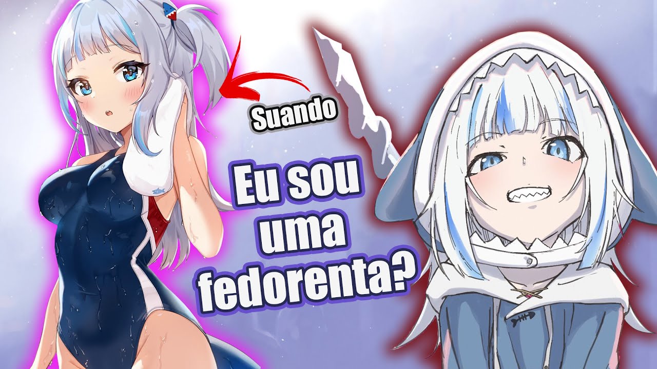 Gura é chamada de "fedorenta" quando fica suando e responde