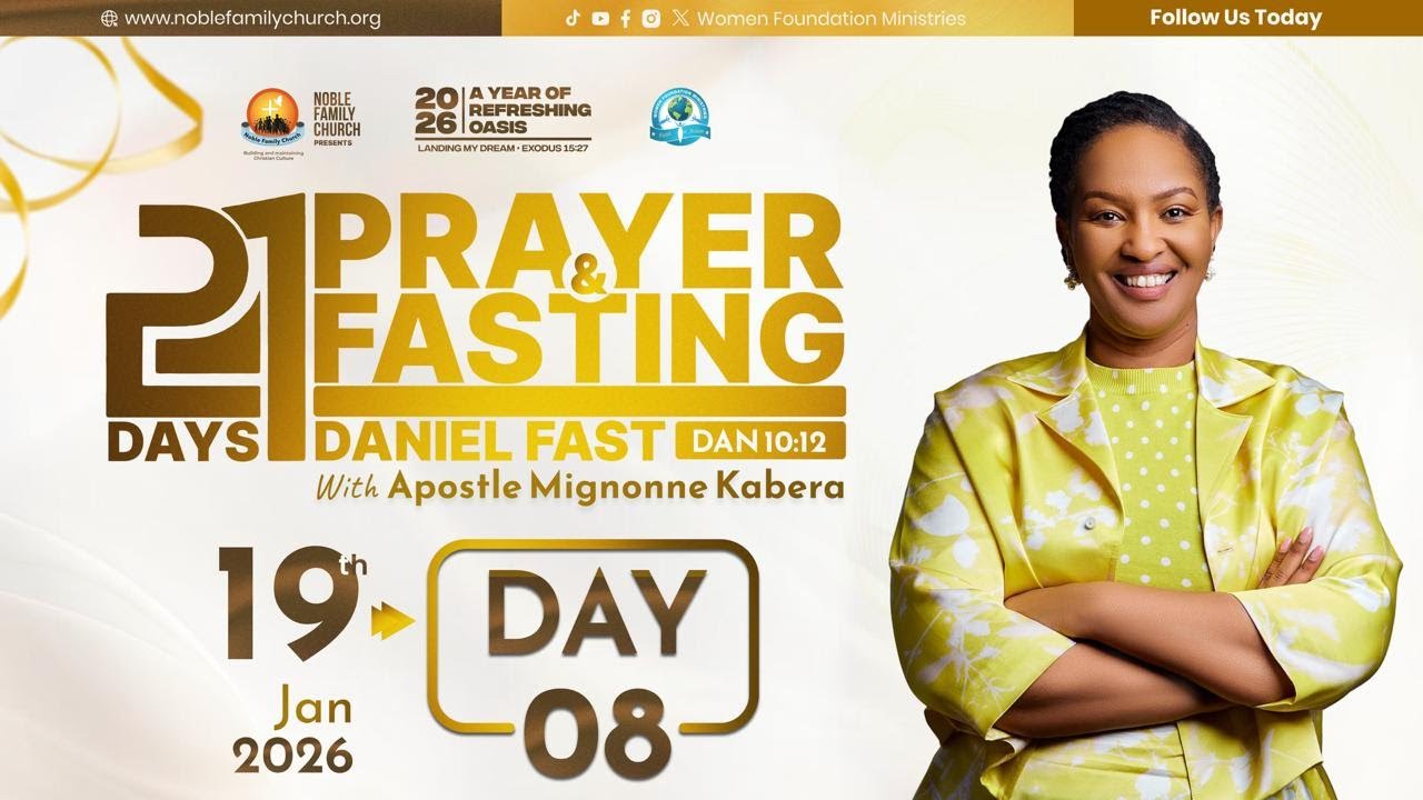 21 Days of Prayer and Fasting 2026 (Day 8) "Daniel Fast. Dan. 