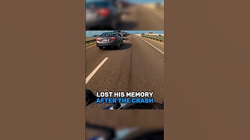 Biker LOST His Memory After The Crash... 😱 @LjlGert