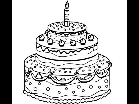 Top 82+ vẽ bánh sinh nhật đơn giản tuyệt vời nhất 