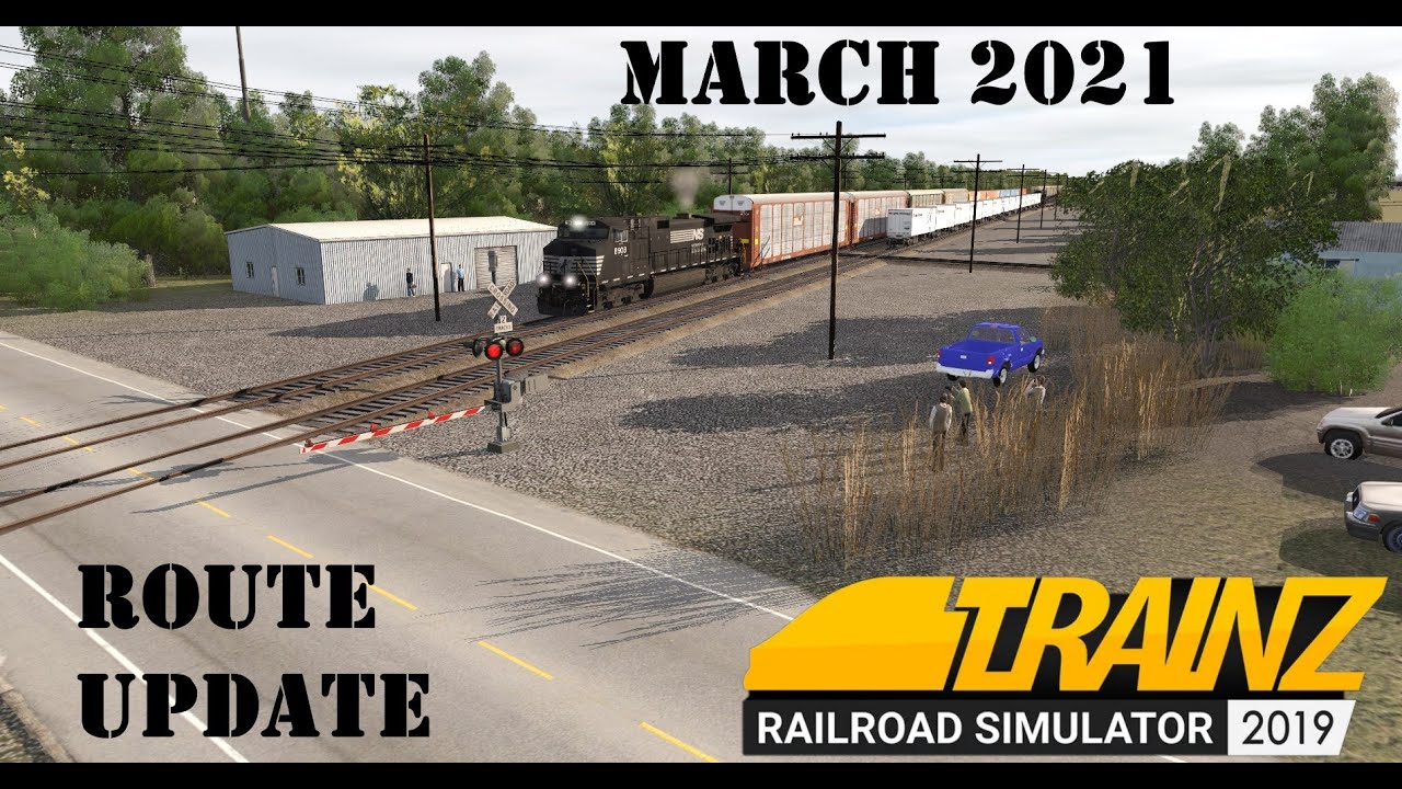 Trainz 2019 NS Detroit District Route update March 2021