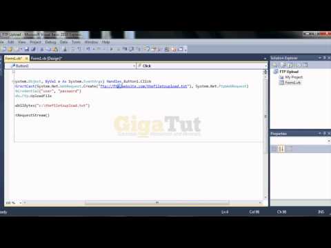 [VB.NET] Uploading via FTP with Visual Basic