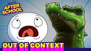 8 Chaotic Minutes of ODDBALLS with NO CONTEXT 🤔🐊| Netflix After School