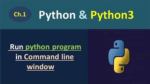 Python Tutorial for Beginners in Hindi - 10 | How to Run Python Program in Command Line Window