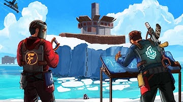 LIVING IN AN ICEBERG FORTRESS AS A DUO - RUST