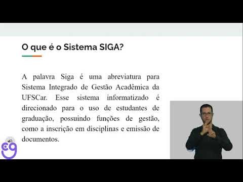 UFSCar - Acessibilidade no Sistema Integrado de Gestão Acadêmica (SiGA)