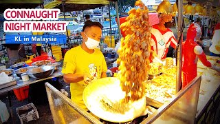 CONNAUGHT NIGHT MARKET in Kuala Lumpur Malaysia / Street Food / KL Taman / Pasar malam