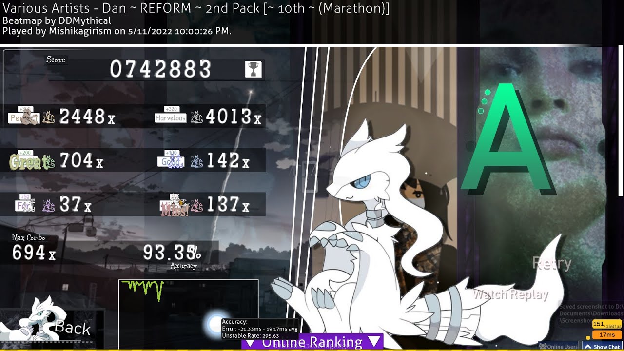 [o!m] 10th Reform Dan 93.35%
