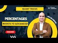 CAT Quant Percentage Concept | Important for All MBA Entrance Exams #jaisinghsajwan