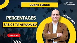CAT Quant Percentage Concept | Important for All MBA Entrance Exams #jaisinghsajwan