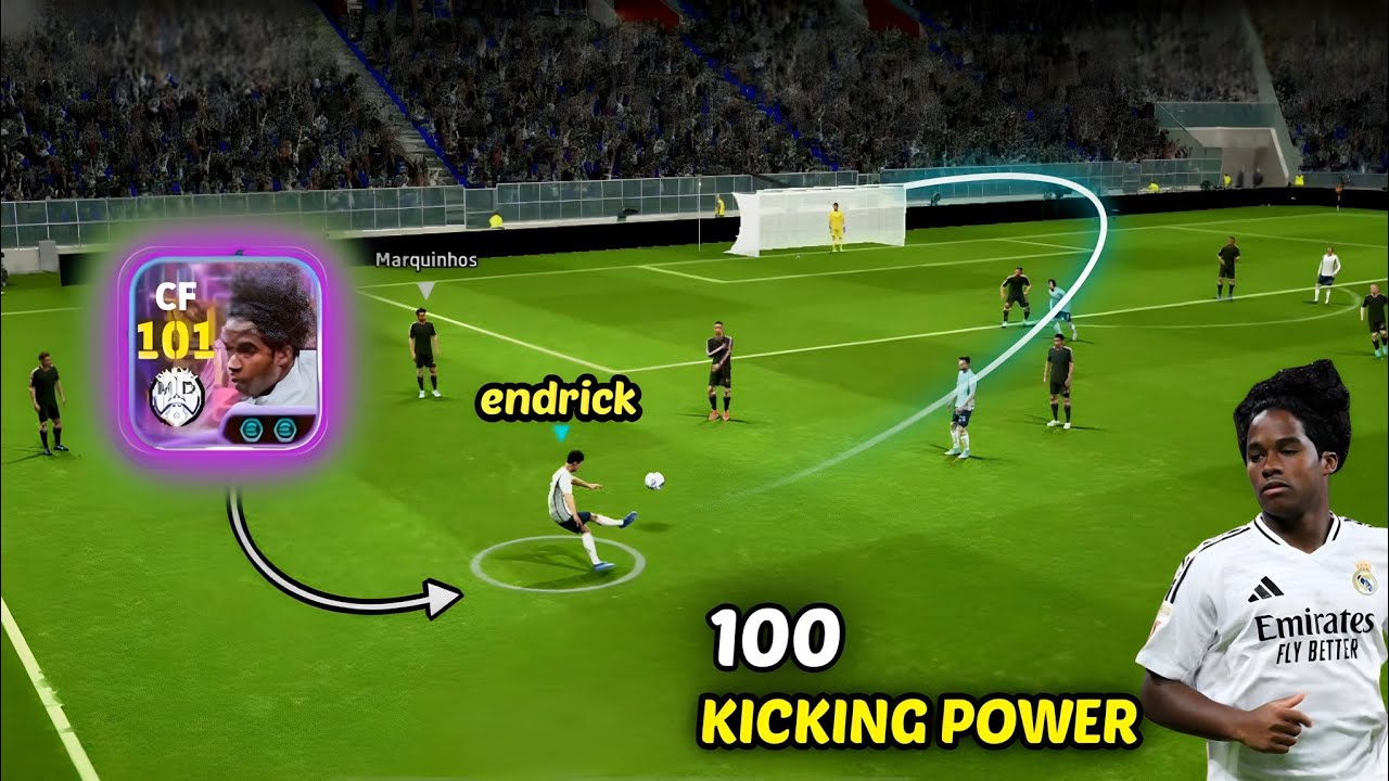 102 RATED FREE SHOWTIME ENDRICK IS A BEAST🤯 • eFootball 2024 mobile