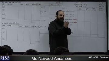 CAF 1 BB   Sir Naveed Ansari   Lecture 69