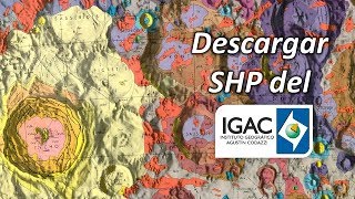 Descargar SHP Datos Abiertos del IGAC