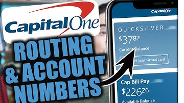 How to Find Account & Routing Number on Capital One App