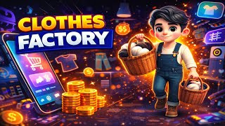 Clothes Factory Gameplay Walkthrough | Build a Fashion Empire! screenshot 1