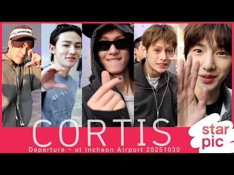 코르티스 '멋진 굿모닝 인사' [STARPIC] / CORTIS Departure - at Gimpo Airport 20251030