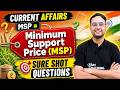 Minimum Support Price (MSP) — Sure Shot Questions | Current Affairs for Agriculture Exams 2026