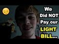 WE DIDN'T PAY OUR ELECTRIC BILL FOR 4 MONTHS CHALLENGE!!