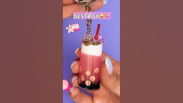 RIP my🧋BOBA🧋NANO TAPE Squishy🪦 *DeSTrOY* ✘_ ✘ diy nano tape balloon craft 🫶 #diy #nanotape #slime