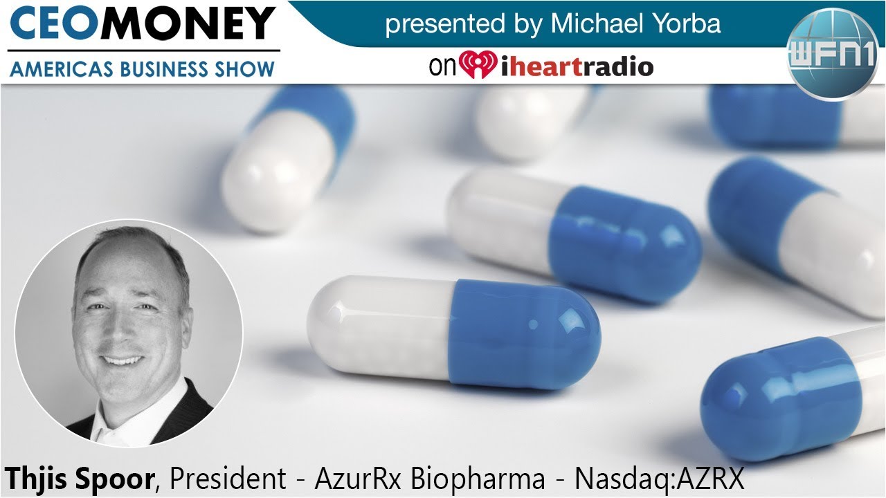 Thjis Spoor from AzurRx Biopharma on CEO Money