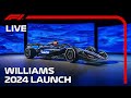 Live williams racing 2024 team launch