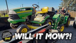 Saving a 20 Year Old John Deere Lawn Mower | Will It Mow?!