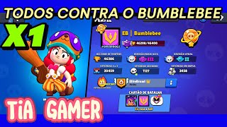 X1  TODOS CONTRA O BUMBLEBEE NA LIVE DA TIA GAMER!