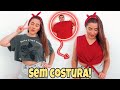 CUSTOMIZAÇÕES COM CAMISETAS MASCULINA *sem costura*