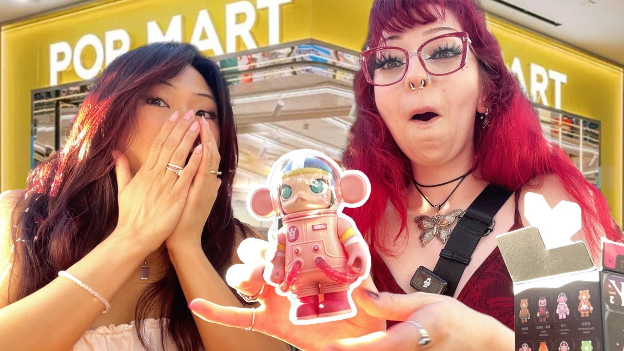 SHOPPING IN THE LARGEST POP MART STORE *stressful*
