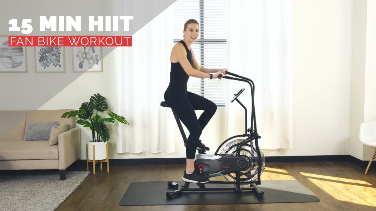 Min Fan Bike HIIT Workout - YouTube