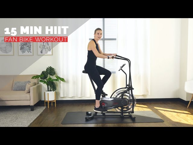 15 Min Fan Bike Hiit Workout You