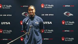 UTSA Safety Elliott Davison Post Spring Practice Interview 3.21.24