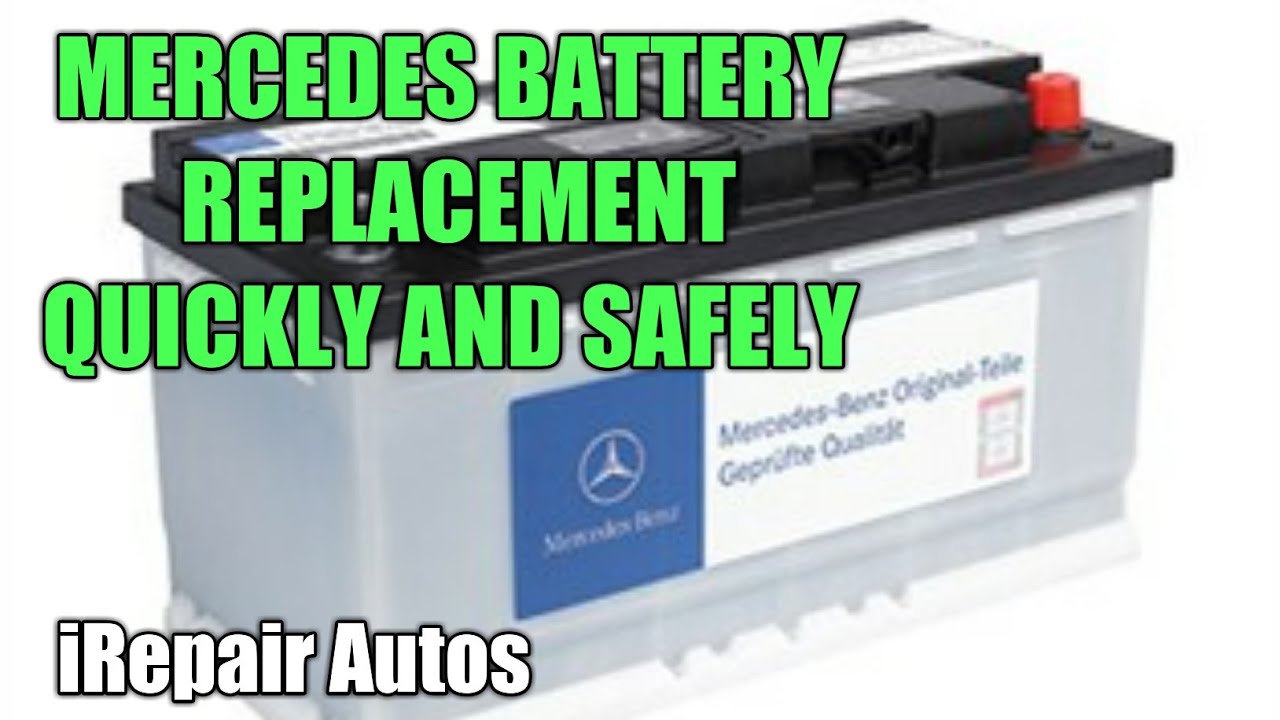 Mercedes Ml350 Main Battery Replacement Youtube
