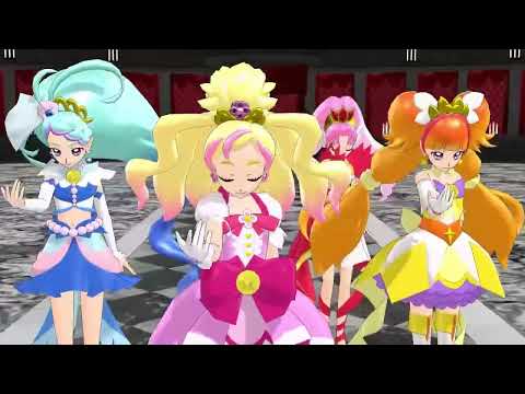 【mmdプリキュア】goプリンセスプリキュアで青空のラプソディ