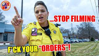 This Auditor is NO JOKE - Dumb Cops OWNED! | 1st Amendment Audit | Id Refusal #350