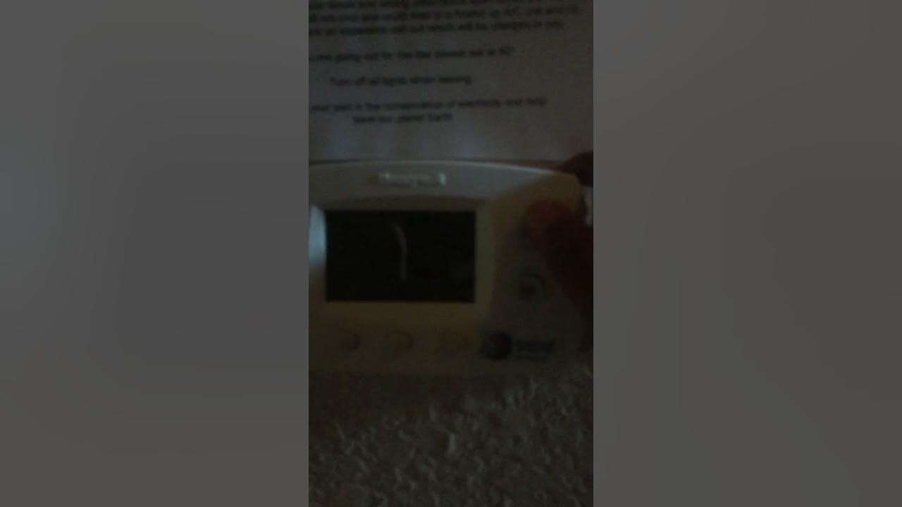 How to bypass Honeywell thermostat limit YouTube