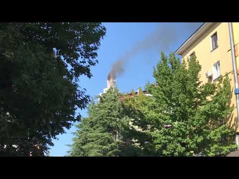 შერატონის კოშკურიდან კვამლი ამოდის-სახანძროში ამბობენ, რომ ხანძარი არ არის