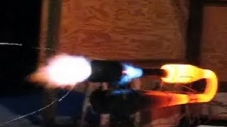 PulseRam Pulse Jet Powered Ramjet Engine - New Footage