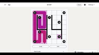 LinkedIn Zip Answer Today | 29 September 2026 - Puzzle #561 screenshot 5