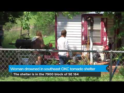 Oklahoma Weather: Woman drowned in southeast Oklahoma City tornado shelter (2015-05-07)