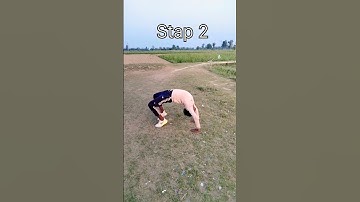 backhandspring tutorial in 5 step without anyone support #short #tranding  #shorts 🤗