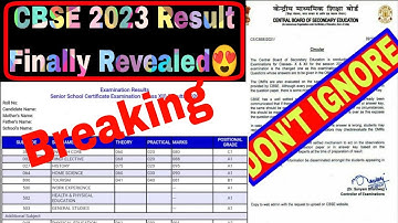 CBSE Result Finally Revealed😍 Class-10 & 12 - New Results by CBSE 2023 Boards