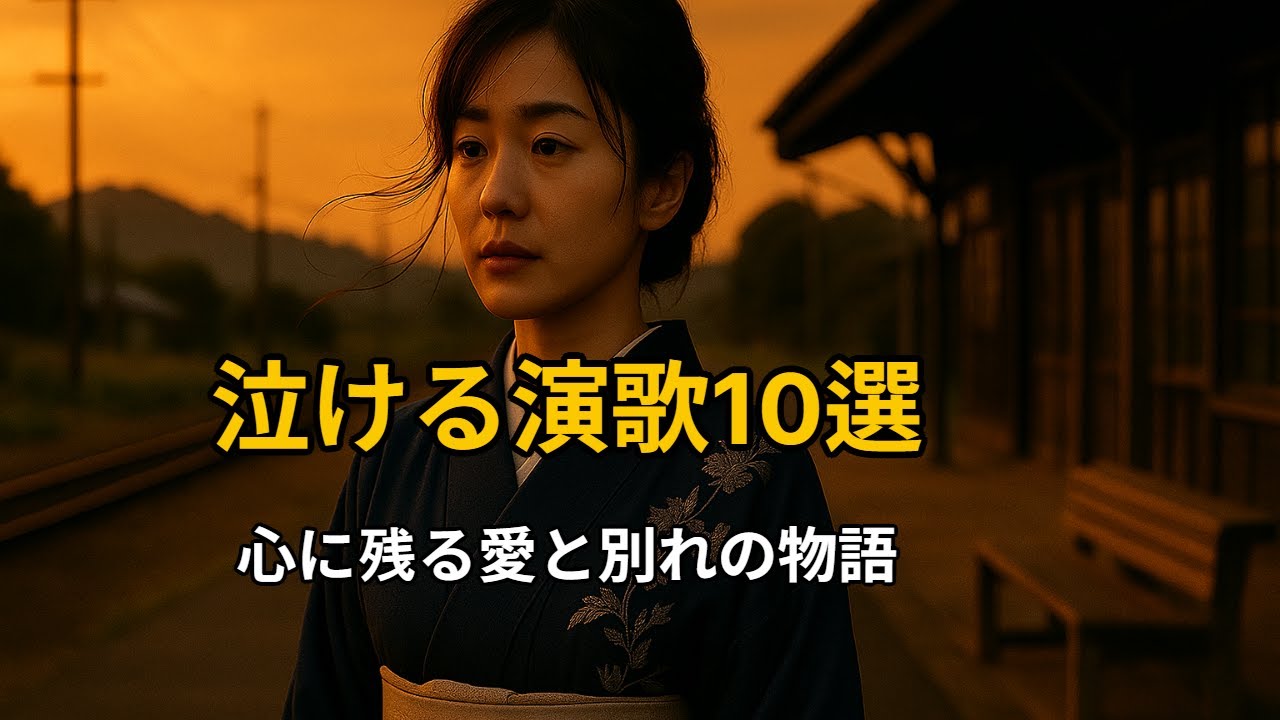 泣けるほど切ない本格演歌10曲｜心に残る愛と別れの物語
