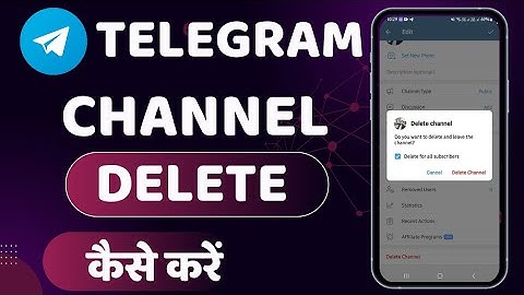Telegram Channel Kaise Delete Kare || How To Delete Telegram Channel || Delete Telegram Channel 2025