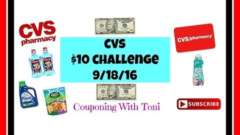 CVS $10 Challenge 9/18/2016 Breakdown | FREE + $0.02 MM | It