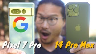 Pixel 7 Pro vs iPhone 14 Pro Max Camera Test Comparison [Vlogging Review] screenshot 5