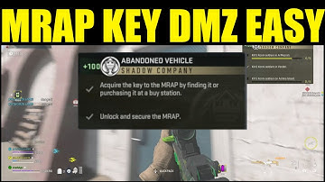 acquire the key to the mrap & unlock and secure the MRAP DMZ (abandoned vehicle faction mission)