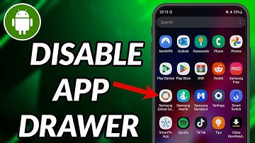 How To Turn Off App Drawer In Samsung