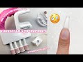 Trying kiara sky gelly tip nail starter kit  how to apply quick gel extensions easy tips  tricks